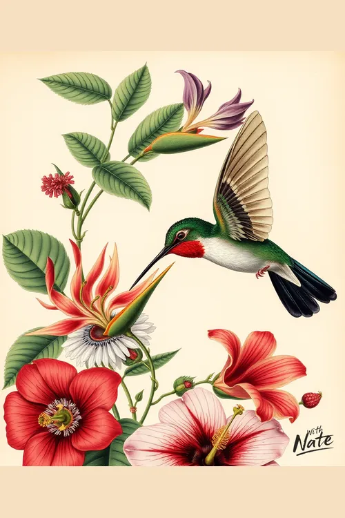 Botanical art print
