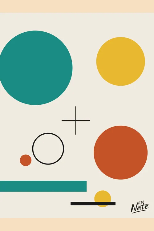 Midcentury Abstract art print