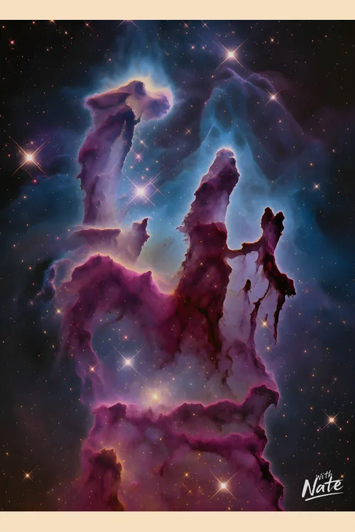 Nebula art print