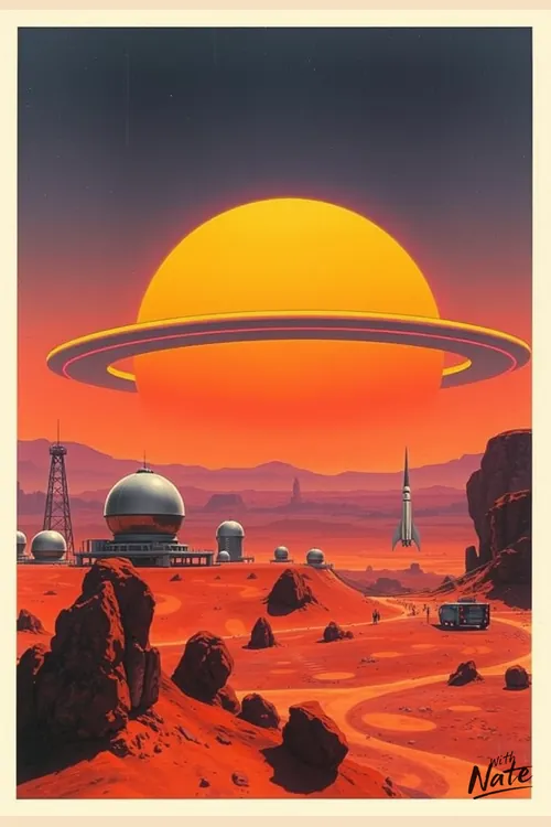 Retro Sci-Fi art print