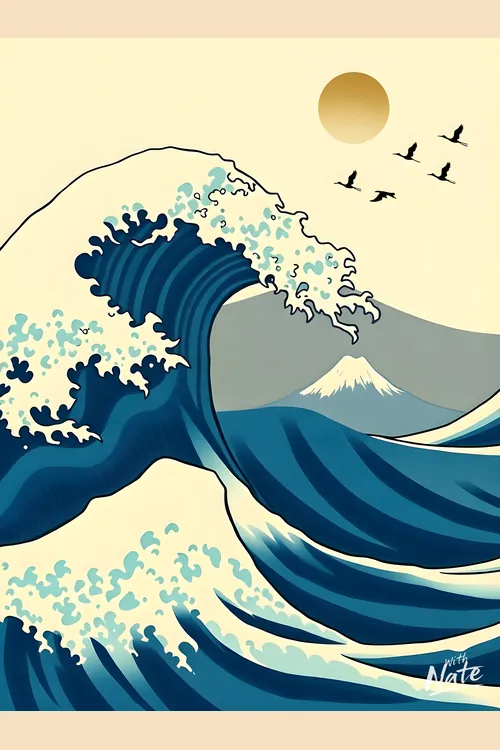 The Great Wave art print
