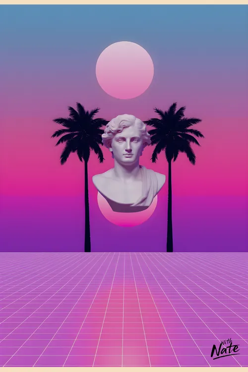 Vaporwave art print